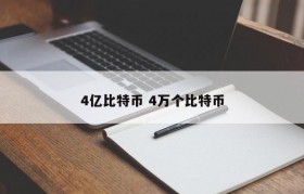 4亿比特币 4万个比特币
